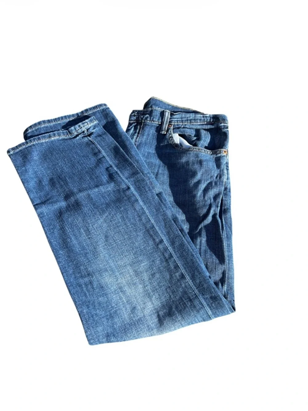 Men's Straight-Leg Denim Jeans in Blue 36X30